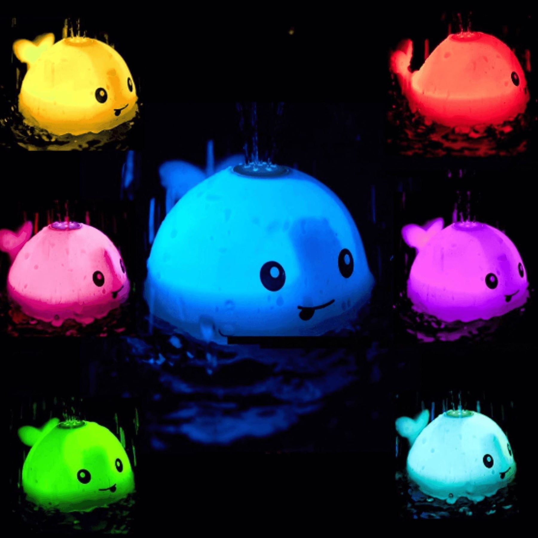 Baleia Splash - Brinquedo de Banho para Bebês