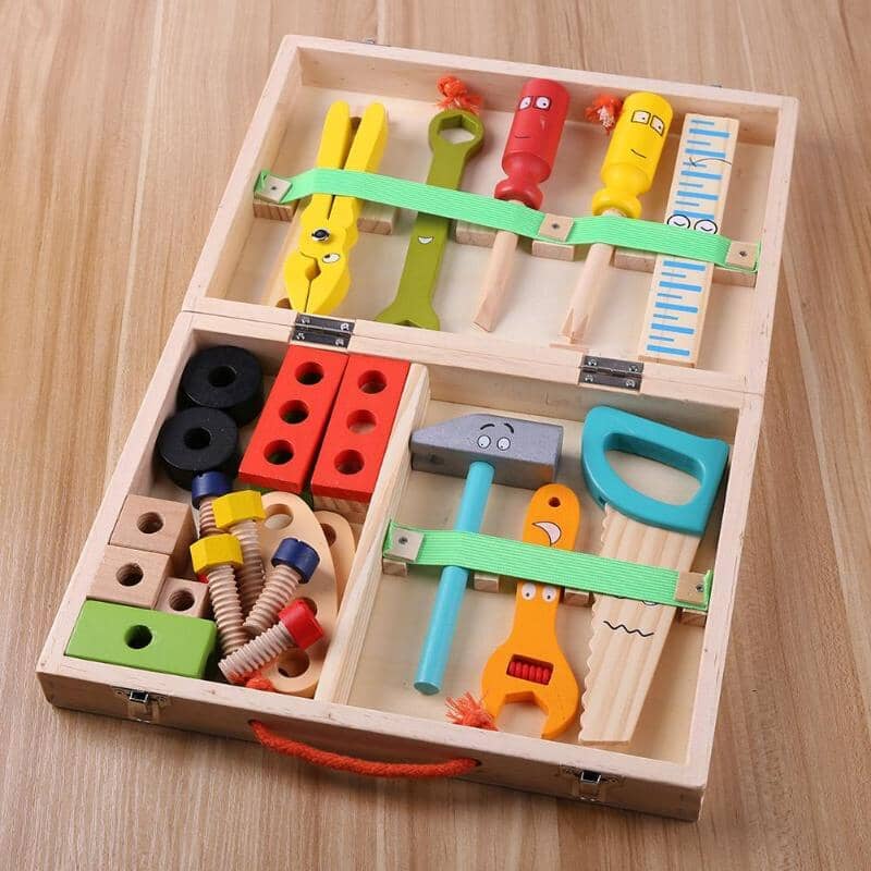 Bancada Infantil de Ferramentas Montessori
