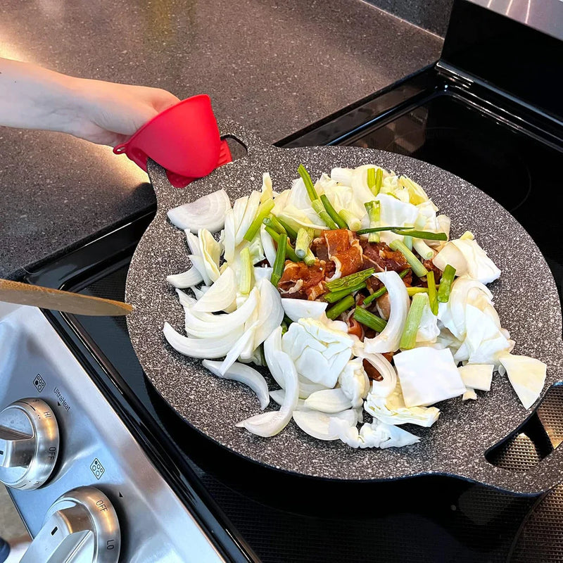 Grill de Pedra Premium™ | Arado Coreano Antiaderente