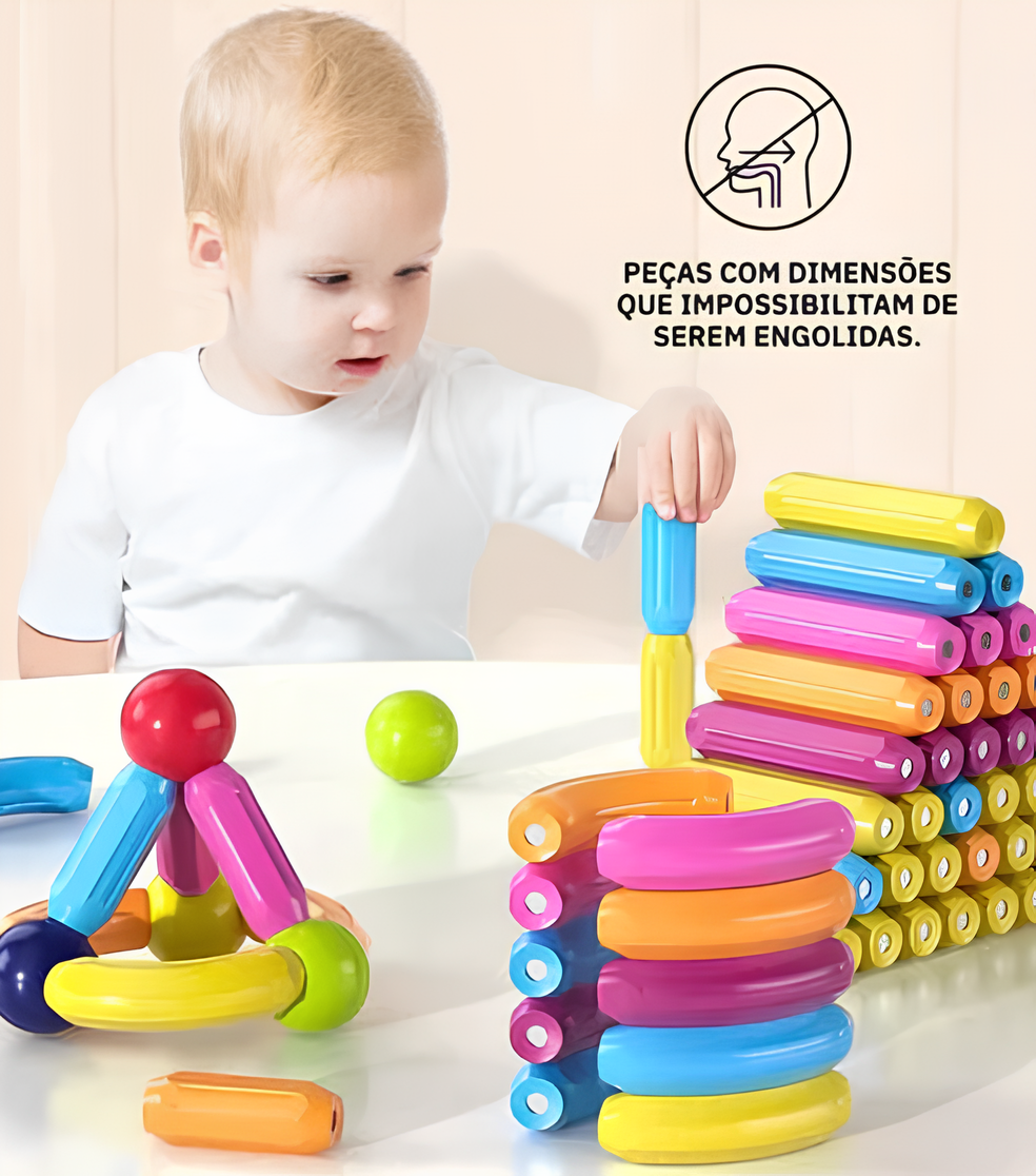 MagnoToys - Blocos Magnéticos Construtivos