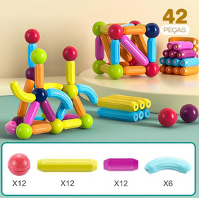 MagnoToys - Blocos Magnéticos Construtivos