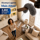 AlcançaMax™ - Espanador Extensível de 2,8M para Limpeza em Altura
