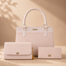 Conjunto Valentina™ |  Bolsa Tote Estruturada + Clutch + Carteira