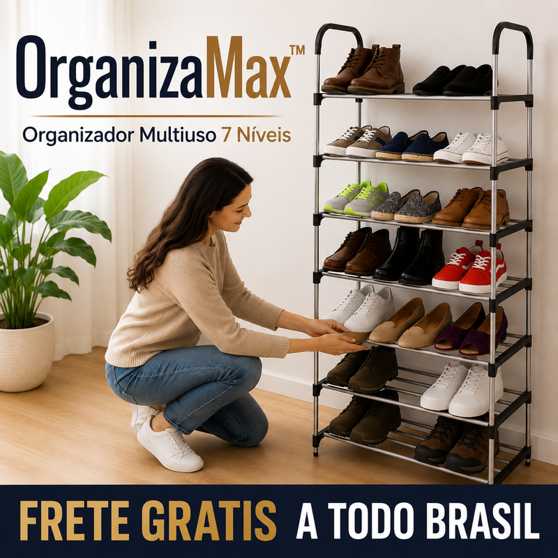 OrganizaMax™ - Organizador Multiuso 7 Níveis