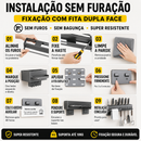 Organizador de Cozinha em Aço Inox - Fixação Adesiva sem Perfuração na Parede