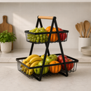 Fruteira Duo Bambu
