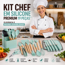 Kit Chef em Silicone Premium 19 Peças™ | Elegância e Máxima Durabilidade