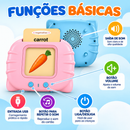 Pequeno Gênio Bilíngue™ - Máquina de Cartões Interativa (Português + Inglês)
