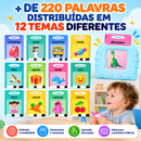 Pequeno Gênio Bilíngue™ - Máquina de Cartões Interativa (Português + Inglês)