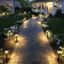 Kit Luminária Solar Brilho Noturno - Espeto Decorativo LED