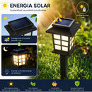 Kit Luminária Solar Brilho Noturno - Espeto Decorativo LED