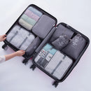 MalaPro™ | Kit 7 Bolsas Organizadoras de Mala | Impermeável · Leve 3× Mais