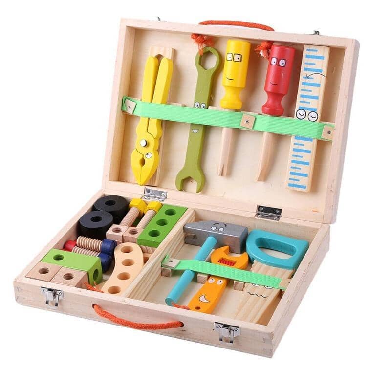 Bancada Infantil de Ferramentas Montessori