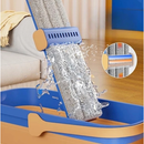 KIT 9 Conjunto De Esfregão E Balde Dobrável De Microfibra Com Raspador De Desaguamento S10