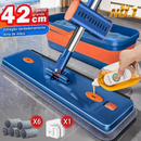 KIT 9 Conjunto De Esfregão E Balde Dobrável De Microfibra Com Raspador De Desaguamento S10