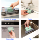 Limpador Janela Escova Limpeza Cantos Multiuso Janelas Cozinha Fogão Limpa Canto Casa Microfibra