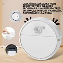 Robô Aspirador 3 em 1 Varre, Aspira e limpar - Limpeza Automática Inteligente e Silenciosa
