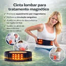 Cinta Lombar Magnética Imãs Turmalina Terapia Alivia Dor Nervo Ciático Costas Auto-aquecimento
