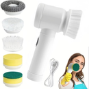 Escova Elétrica 5-em-1 para Limpeza