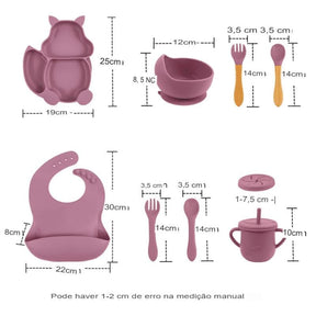 Mundo Baby - Kit Refeição com 8 Peças