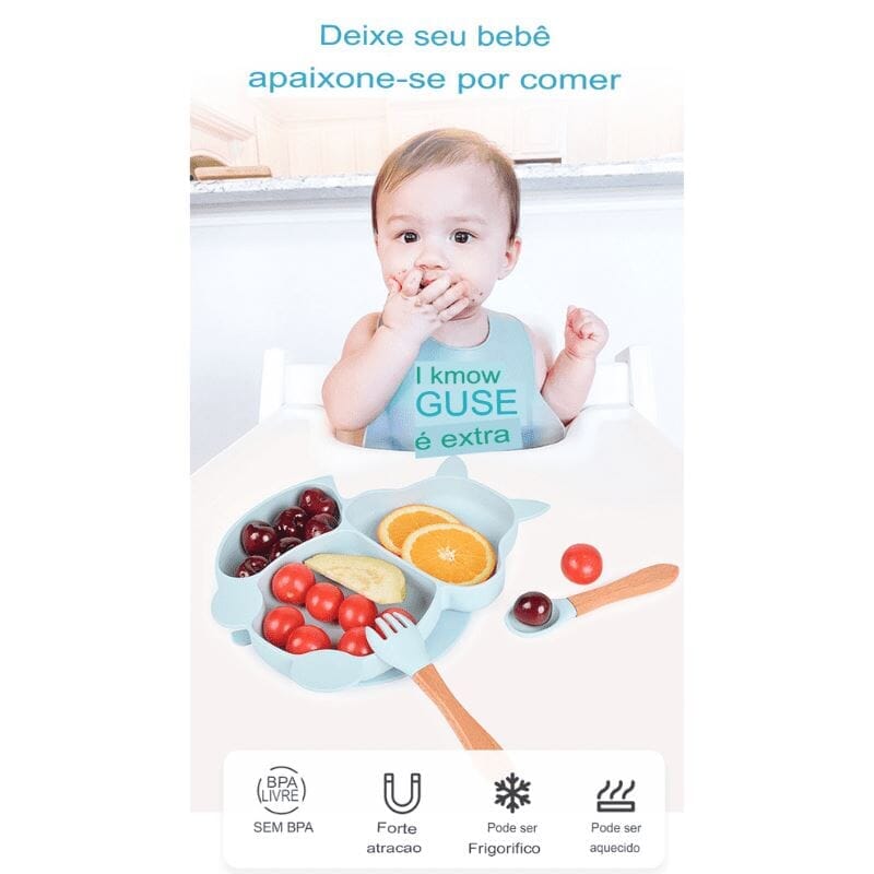 Mundo Baby - Kit Refeição com 8 Peças