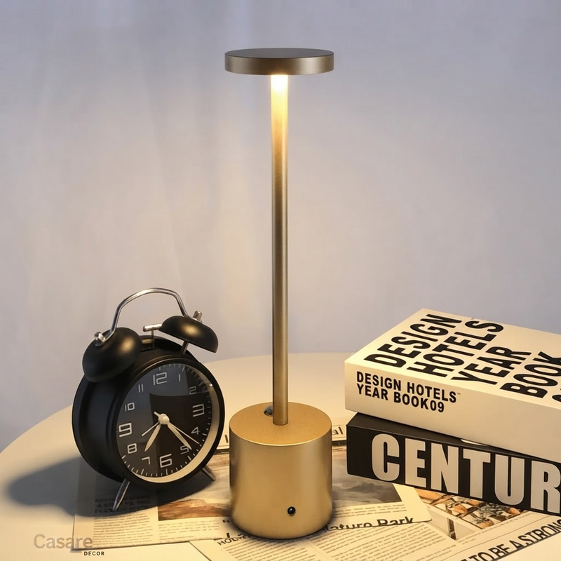 Luminária de Mesa Recarregável Sem Fio - LumiTouch Pro™