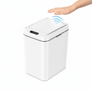 Lixeira Inteligente Automática 15L Sem Toque Sensor Infravermelho Tampa Automática Cozinha Banheiro