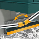 Vassoura Rodo Esfregao 3 Em 1 Multifuncional Articulado Cabo Inox Limpeza Piso Vidro Azulejo
