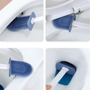 2 Em1 Escova De Silicone Para Vaso Sanitário Base De Banheiro Privada, Alta Eficiência TOP&CASA