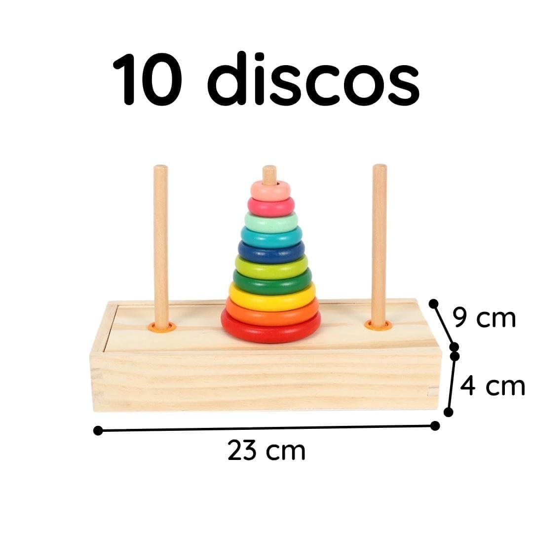 Torre de Hanói -  Desafio no Aprendizado